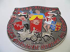 Karnevalsorden mit Kutsche in 3D